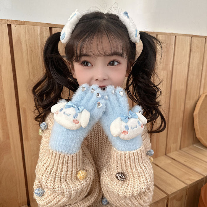 Wholesale Warm Gloves Baby Five-Finger Knitted Gloves