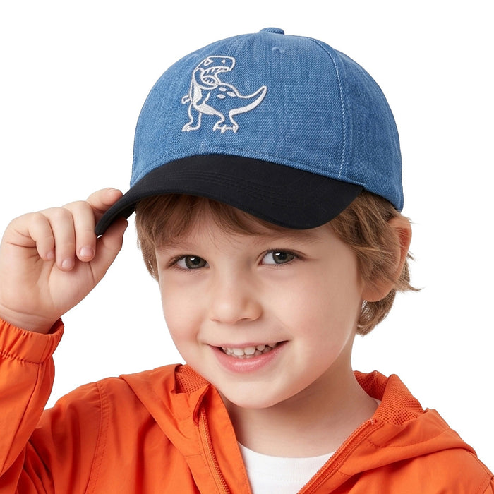 Wholesale Trendy Kids Dinosaur Embroidery Baseball Cap Sun Hat for Outdoor Casual