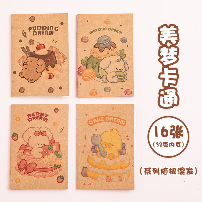 Wholesale Cute Cartoon Notebook Pocket Diary Portable Notepad with Assorted Cover Designs for Daily Use or Gift Giving