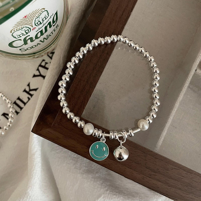 Wholesale Pure silver bracelet, bead, niche temperament, versatile accessory