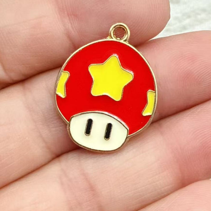 Wholesale 10pcs DIY Alloy Oil Drip Packaging Jewelry Bracelets,  Earrings,  Necklaces,  Hair Accessories,  and Pendants