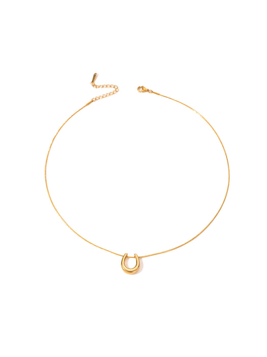 Wholesale Fade-Resistant Sweater Chain — Niche,  Light Luxury  and Sophisticated Titanium Steel Necklace