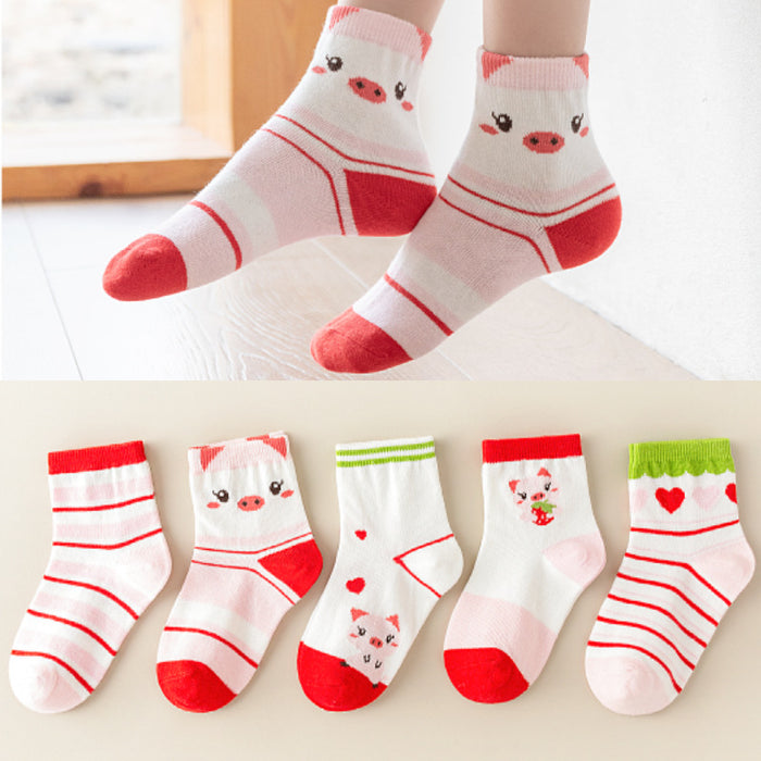 Wholesale 5pcs children' s socks baby sports socks large children' s stockings