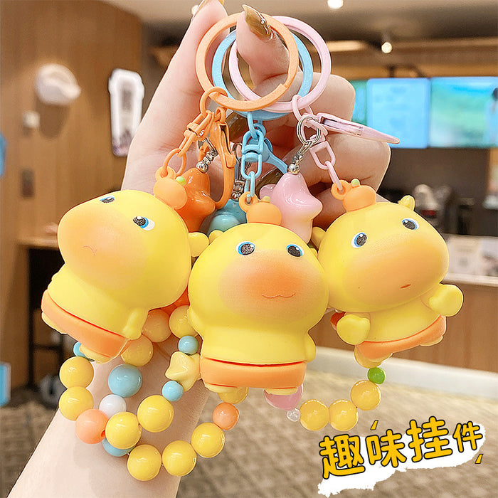 Wholesale Capybara Lulu Charm Keychain Decorative Bag Charm Boutique Gift