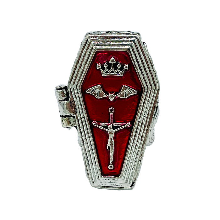 Wholesale Trendy retro cross ring switchable