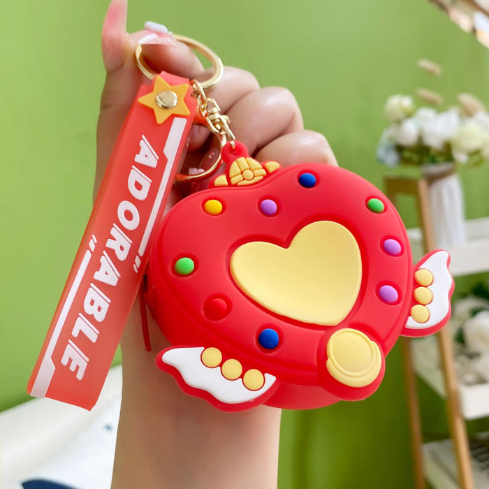 Wholesale Creative Love Bag Coin Purse Keychain Fashion Bag Small Pendant Exquisite Cute Couple Gift