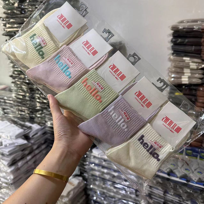 Wholesale Socks, cotton socks, mid length socks, running socks, sports long socks