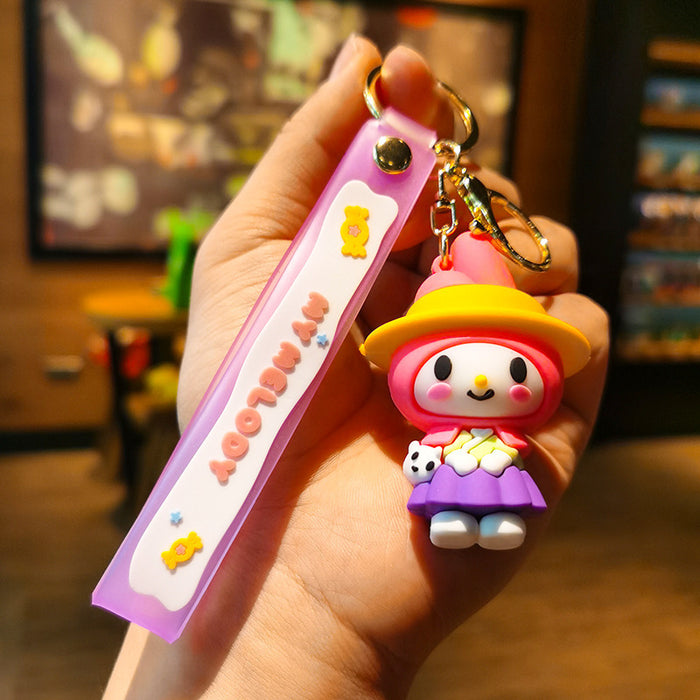 Wholesale Cartoon Doll Silicone Keychain JDC-KC-Tingm221