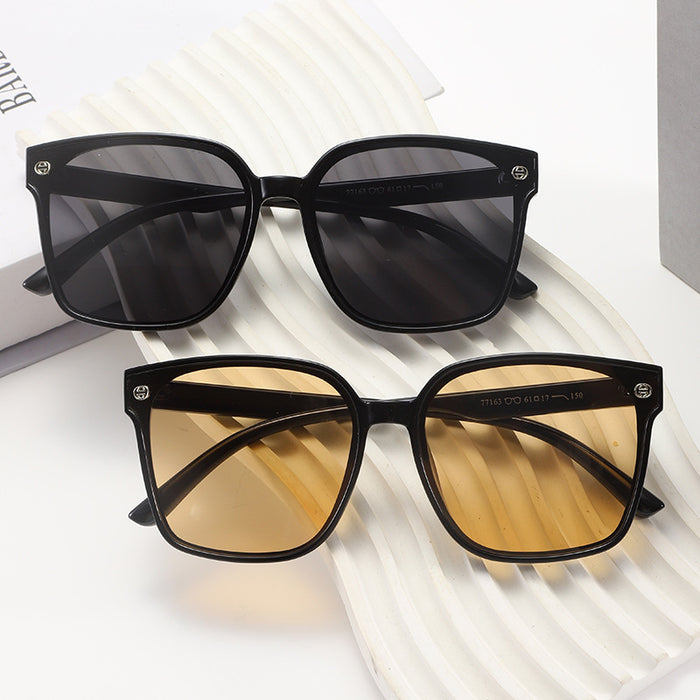 Wholesale New minimalist casual style square frame sunglasses wholesale for daily commuting, driving, travel, outdoor wear