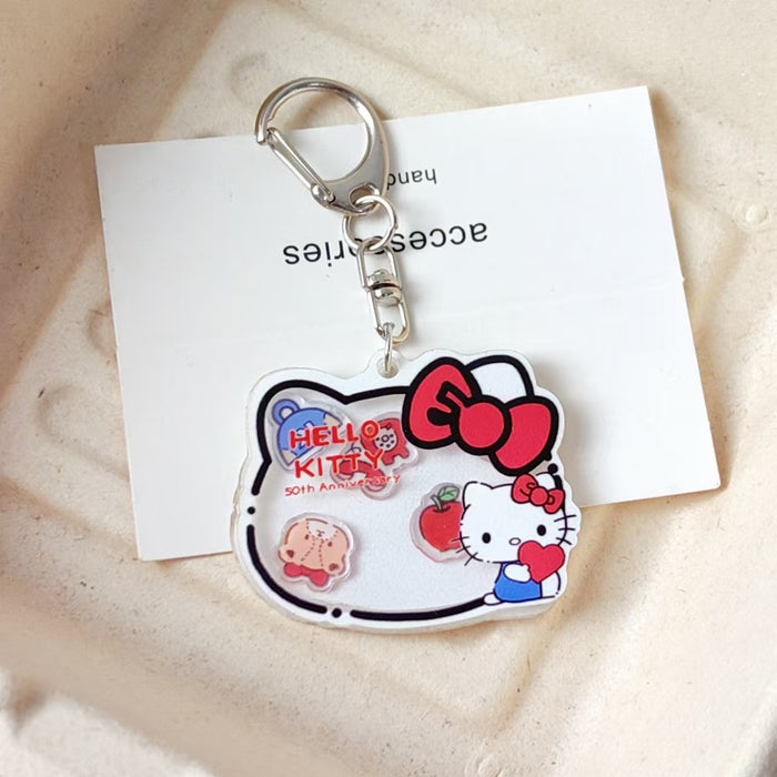 Wholesale Cartoon Cute High-value Keychain Acrylic Factory Bag Pendant Accessories Girlfriend Gift