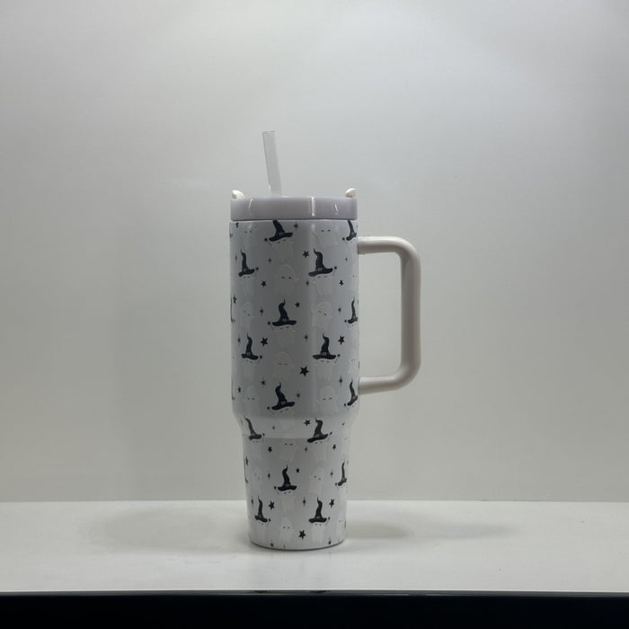 Wholesale 304 Stainless Steel Glow in the Dark 40oz Insulated Tumbler with Handle MOQ≥2