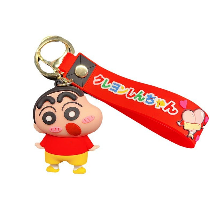 Wholesale Cute Cartoon Dinosaur Crocodile PVC Keychain Pendant Trendy Bag Charm And Car Key Accessory Gift For Collectors