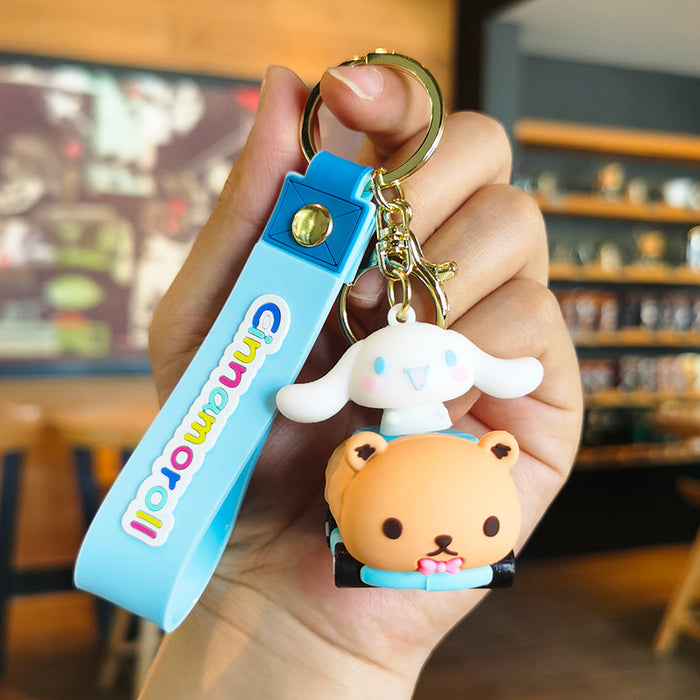 Wholesale Cartoon Doll Silicone Keychain JDC-KC-Tingm231