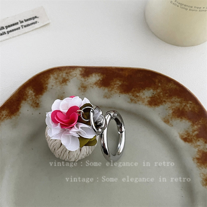 Wholesale Starfish Key Chain Bag Pendant Woven Flower Ball Decorative Accessories