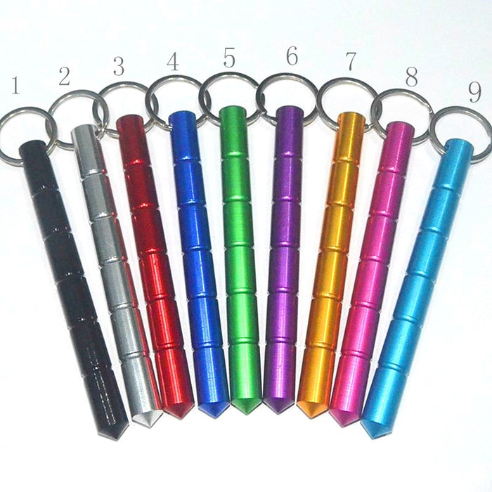 Wholesale Alloy Pen Shaped Stick Flat Head Keychain JDC-KC-KB039