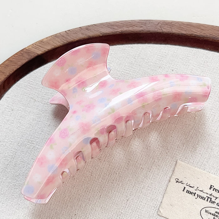 Wholesale PVC Plaid Claw Hair Clip - Retro Fashion Accessory