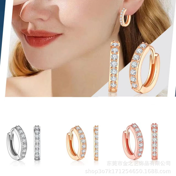 Wholesale Single row diamond earrings