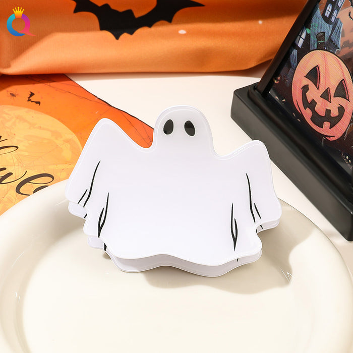 Wholesale Halloween Ghost Expression Pvc Hairpin JDC-HC-Yiyue002