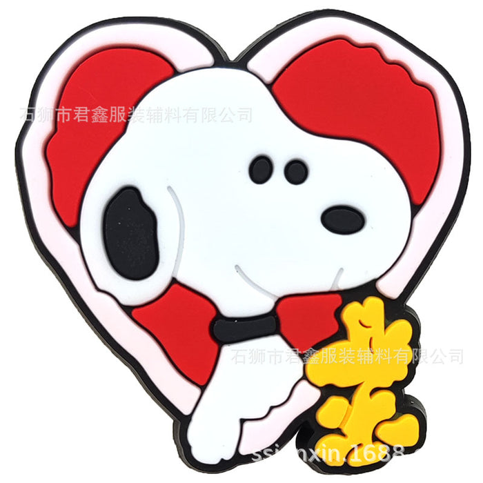 Wholesale 50pcs hole shoes soft rubber decorative buckle shoe accessories