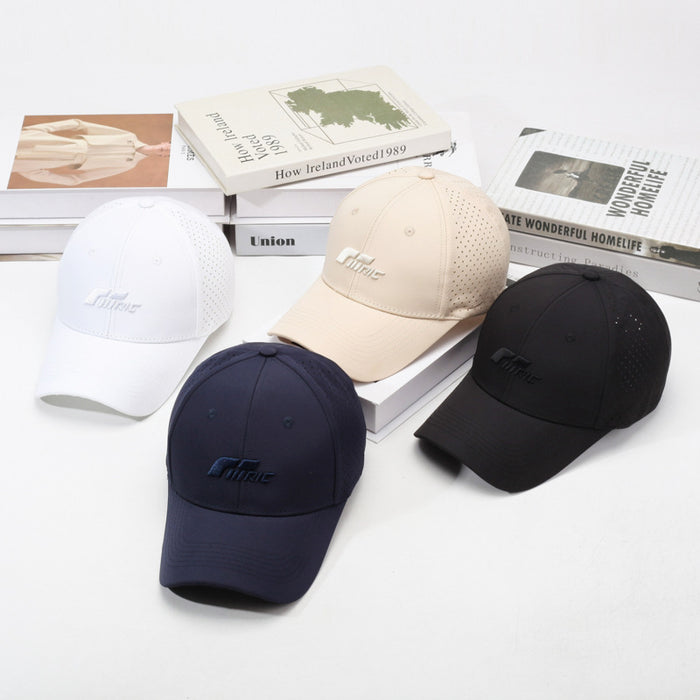 Wholesale Quick-drying baseball cap factory men's and women's spring and summer outdoor breathable sports sunscreen cap big head suitable for sunscreen cap