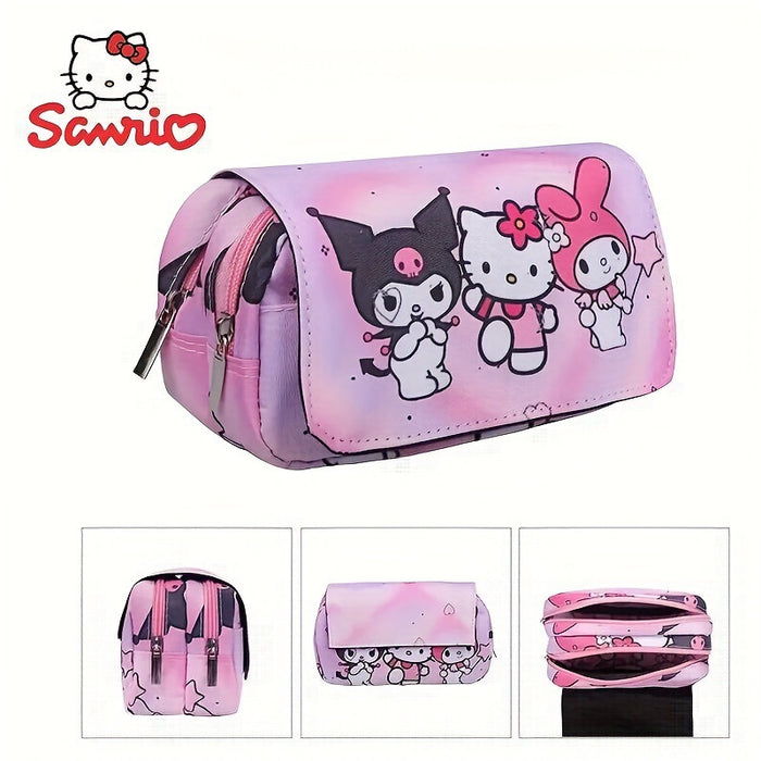 Wholesale 3D Anime Polyester Pencil Case