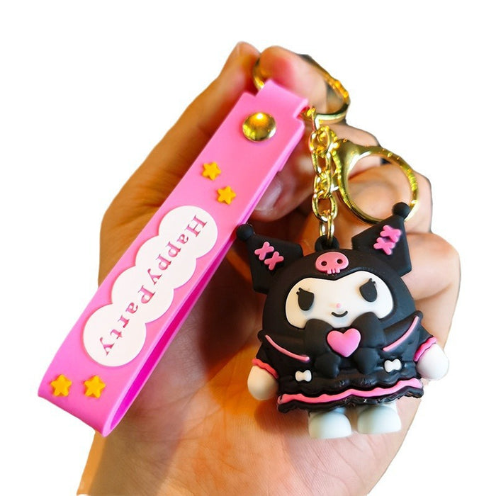 Wholesale Silicone Cartoon Doll Keychain JDC-KC-Tingm149