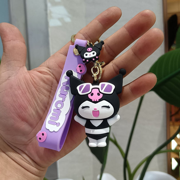 Wholesale PVC Cartoon Doll Keychain JDC-KC-KuangK001