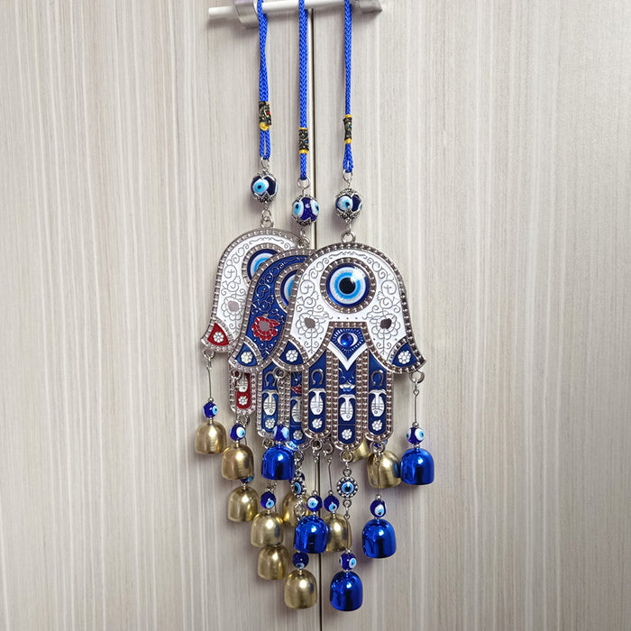 Wholesale Wind Chime Pendant Retro Blue Eye Pendant Devil's Eye Wall Decor Wind Chime
