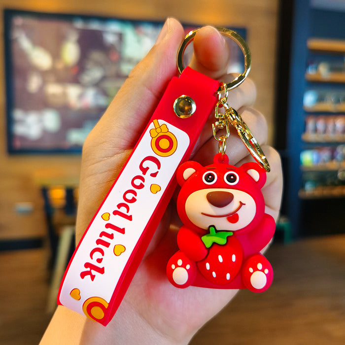 Wholesale Cartoon Doll Silicone Keychain JDC-KC-Tingm269