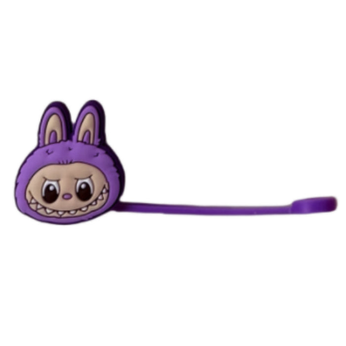 Wholesale Cute cartoon straw cover, silicone straw cap, tube cover decoration, compatible with water cup, straw, dust cap