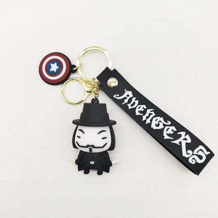 Wholesale Keychain Silicone Doll Pendant Car Bag Small Pendant