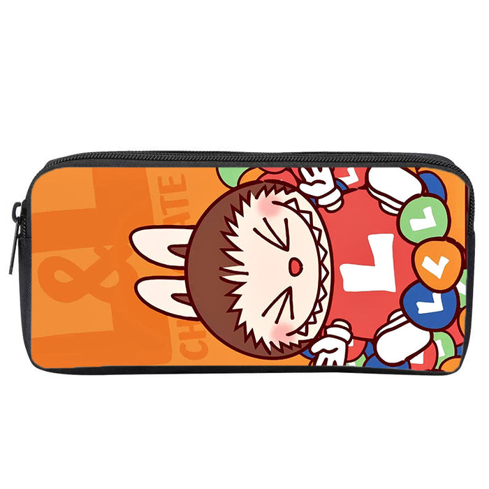 Wholesale Pencil Bag Student Stationery Bag Cartoon Printed Pencil Bag Single Layer Pencil Bag Large Capacity