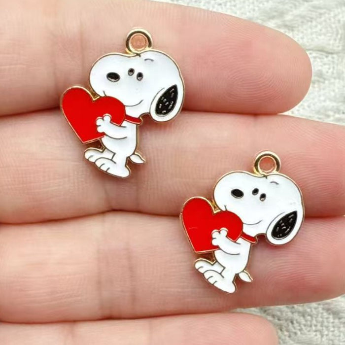 Wholesale 10pcs Halloween alloy Pendant DIY Keychain Earrings Necklace Pendant