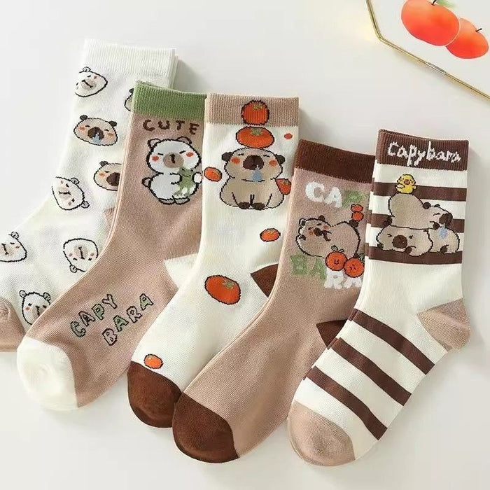 Wholesale Children's Socks Spring and Autumn Mid Tube Cotton Socks