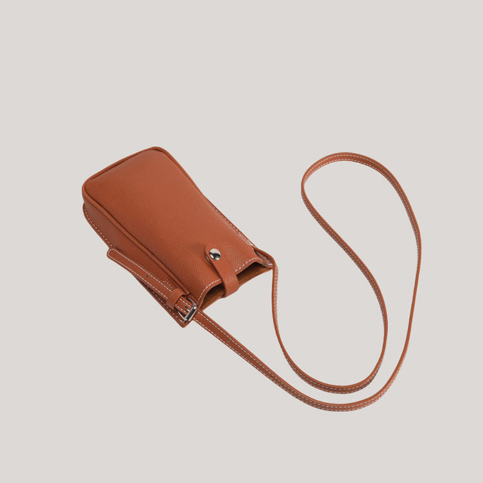 Wholesale Small niche design vertical phone bag, new fashionable, compact and exquisite crossbody bag, mini small bag