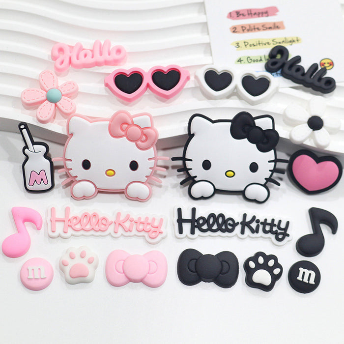 Wholesale 10pcs Cat Soft Glue DIY Accessories Mobile Phone Shell Insulation Cup Decorative Patch Shoes