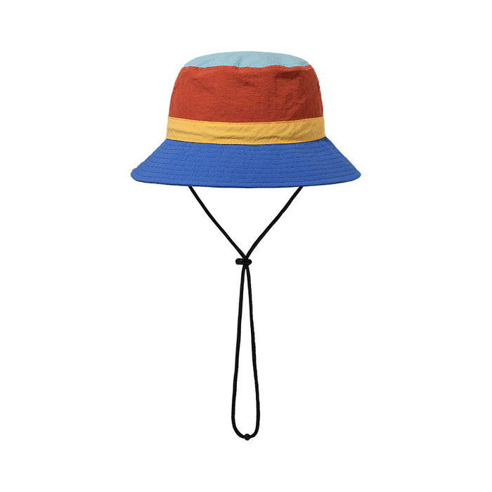 Wholesale Sunscreen hat, drawstring fisherman hat, straight tube storage, foldable crossbody bag, basin hat