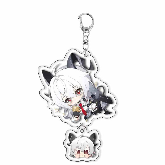 Wholesale Layered Acrylic Keychain Anime Merchandise Backpack Charm