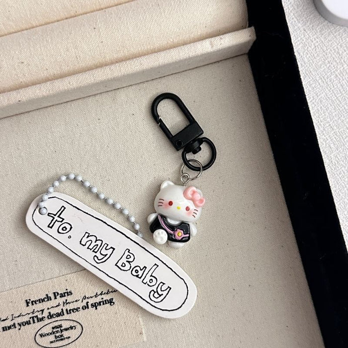 Wholesale Small cat Pendant Backpack School Bag Pendant Cute Keychain