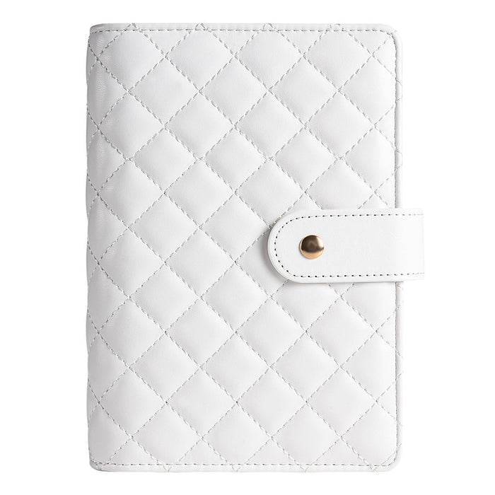 Wholesale Macaron Pu Leather Loose-Leaf Accounting Notebook Creative Cash Budget Financial Planning Notebook