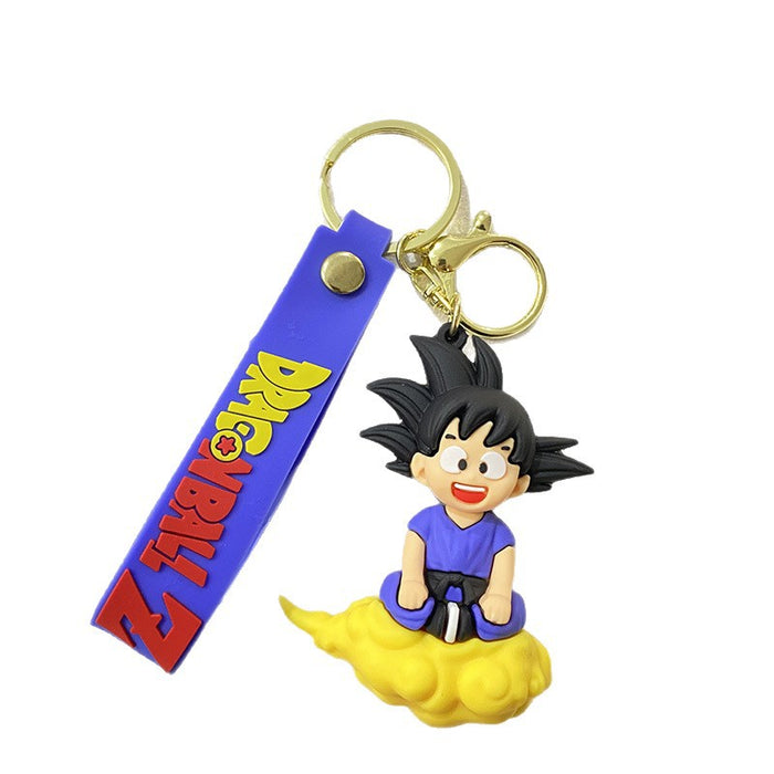 Wholesale Cartoon somersault cloud keychain cartoon toy student backpack pendant