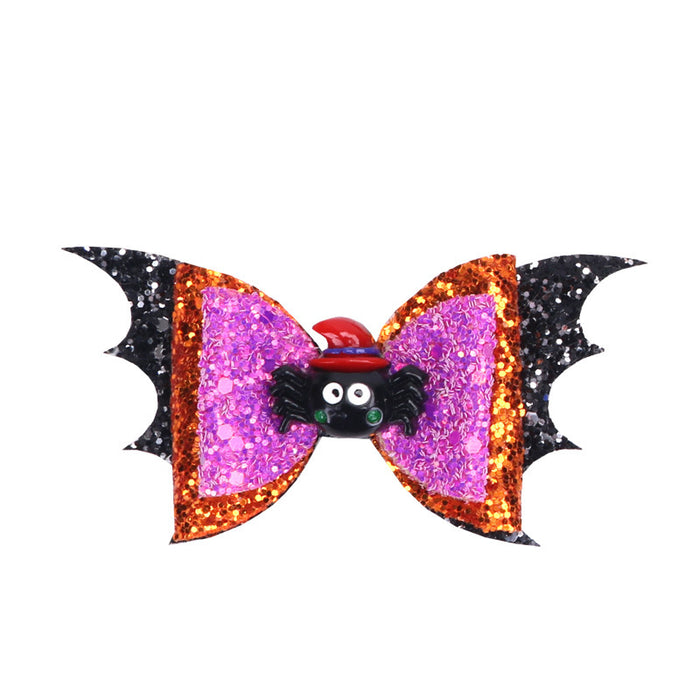 Wholesale Children Halloween Bow Hair Clip JDC-HC-Bais009