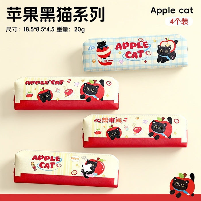 Wholesale Fabric Pencil Case Trendy Pink Plaid Face For School Girls
