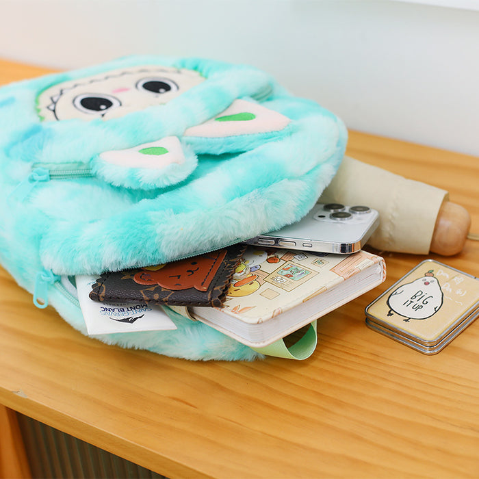 Wholesale Children' s plush backpack cute cartoon doll backpack kindergarten school bag