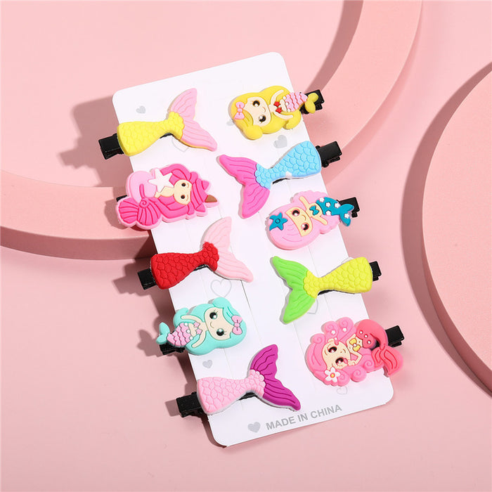 Wholesale 10pcs/14pcs Cute Cartoon Children's Side Clips JDC-HC-Zhuoa001