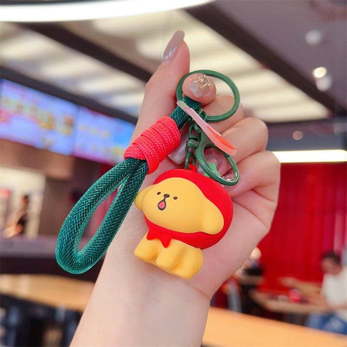 Wholesale Cute lines puppy key chain