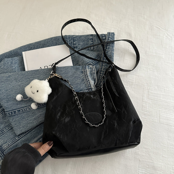 Wholesale Personalized commuting shoulder bag, fashionable large capacity tote bag, casual