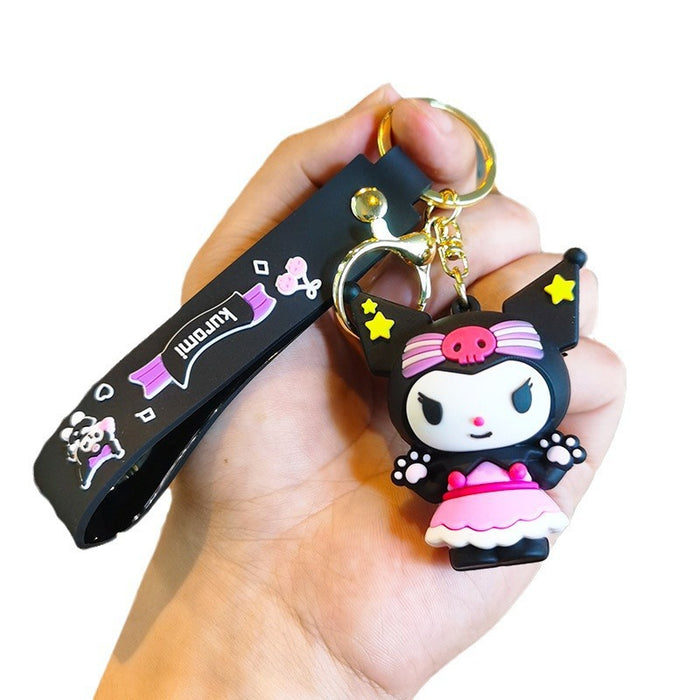 Wholesale Cartoon Silicone Doll Keychain JDC-KC-Tingm298