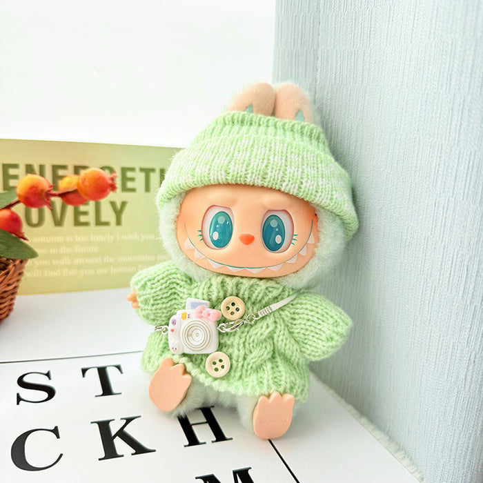 Wholesale Keychain  Clothes Pendant  Doll Bear Label Hat Sweater Suit