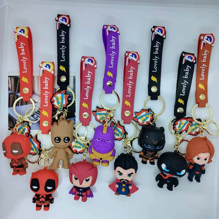 Wholesale  Creative Cartoon Keychain Pendant Bag Car Keychain Accessories Gift